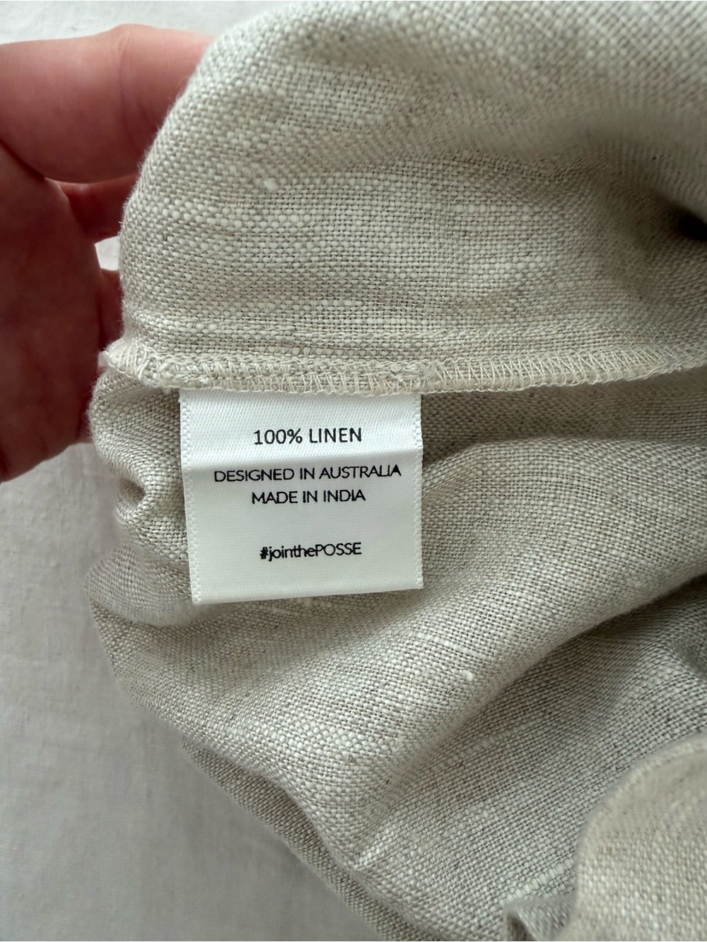 Posse Ducky Paperbag Shorts in Light Taupe - Picture 3 of 4